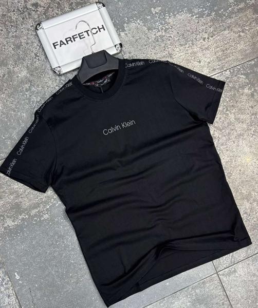 Футболка Verton (S-2XL) W26796 black (лето)