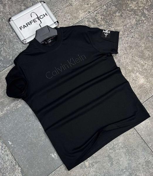 Футболка Verton (S-2XL) W26822 black (лето)