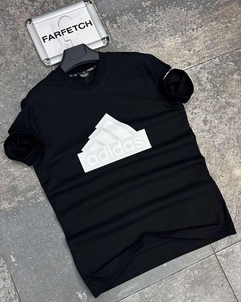 Футболка Verton (S-2XL) W26839 black (лето)