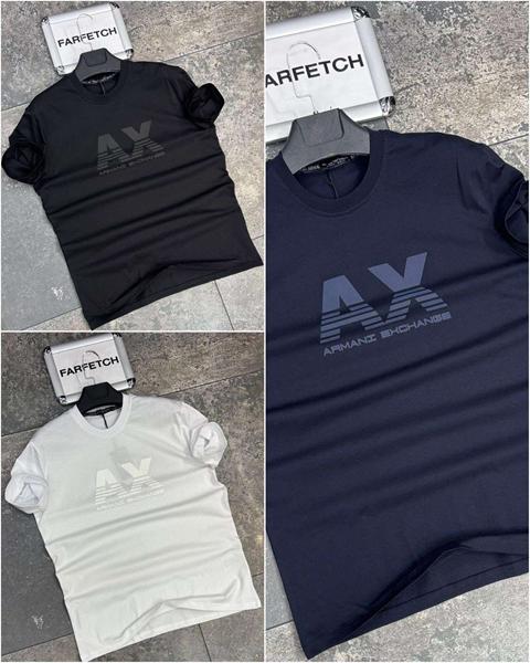 Футболка Verton (S-2XL) W26840 black (лето)