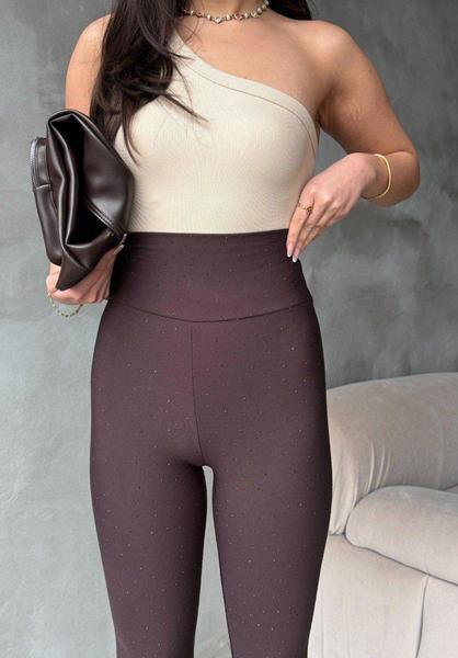 Лосины Sport style (S-XL) 5368 brown (деми)