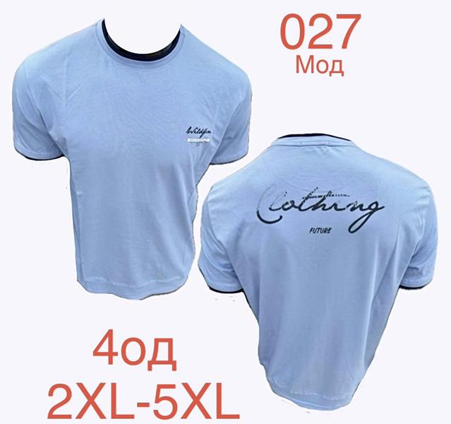 Футболка Надийка (2XL-5XL) ND1205-027 l.blue (лето)