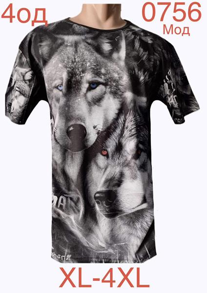 Футболка Надийка (XL-4XL) ND1228-0756 black (лето)