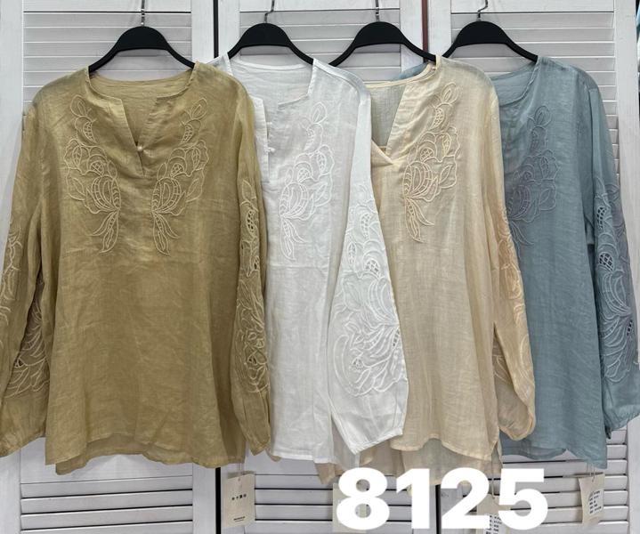 Блузка DIVO (one size) 8125 white (деми)