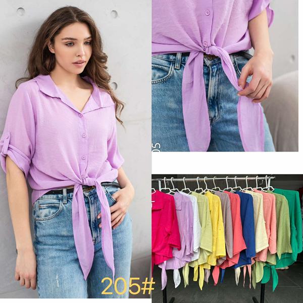 Блузка JJF (XL-4XL) 205 mint (лето)