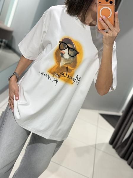 Футболка Comod (one size) K6052 white (лето)