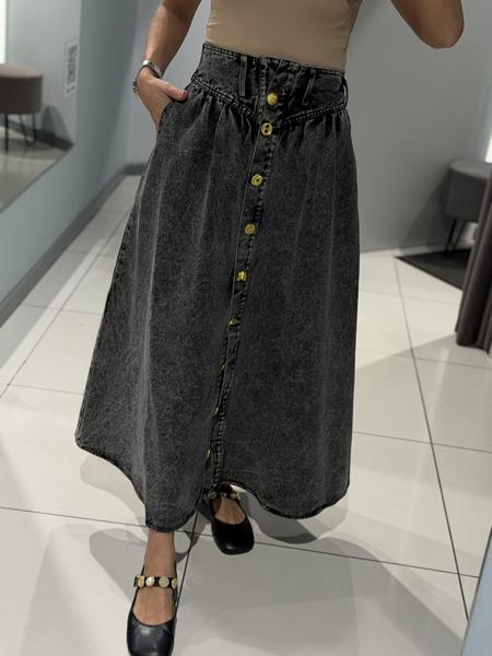 Юбка-шорты Comod (S-L) 0186 grey (лето)