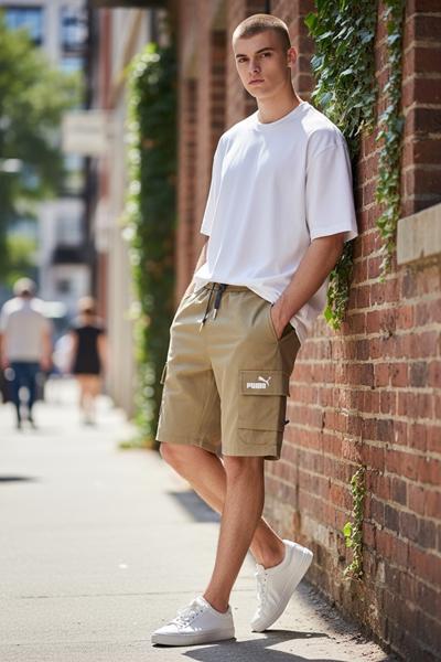 Шорты Hai (M-3XL) H1203 beige (лето)