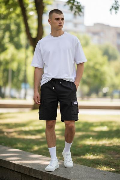 Шорты Hai (M-3XL) H1204 black (лето)