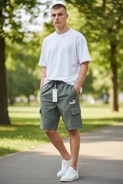 Шорты Hai (M-3XL) H1216 olive (лето)