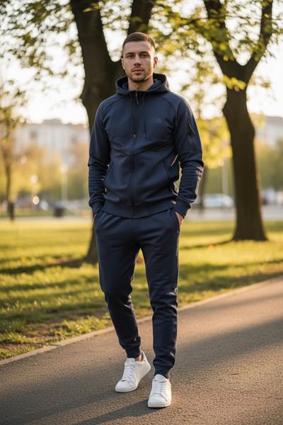 Костюм спорт Hai (M-3XL) H1298 d.grey (деми)