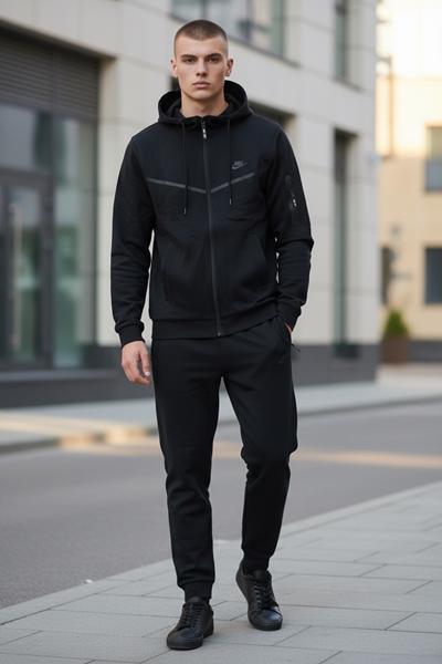 Костюм спорт Hai (M-3XL) H1305 black (деми)