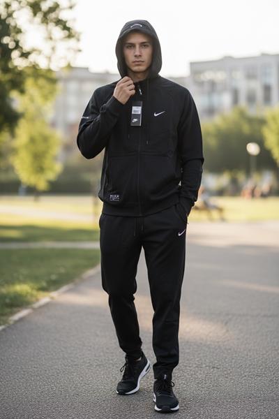 Костюм спорт Hai (M-3XL) H1308 black (деми)