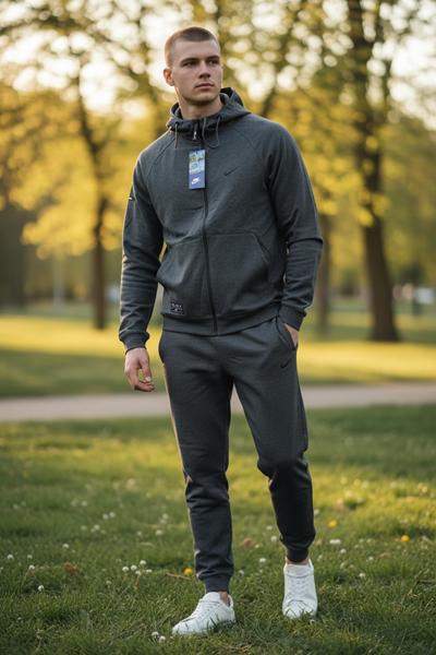 Костюм спорт Hai (M-3XL) H1309 grey (деми)