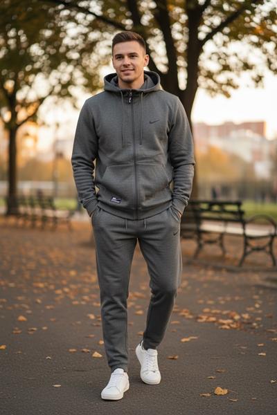 Костюм спорт Hai (M-3XL) H1312 grey (деми)