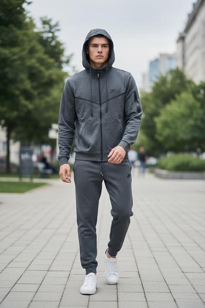 Костюм спорт Hai (M-3XL) H1313 grey (деми)