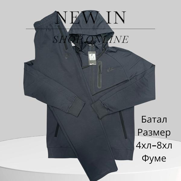 Костюм спорт Hai (4XL-8XL) H1326 grey (деми)