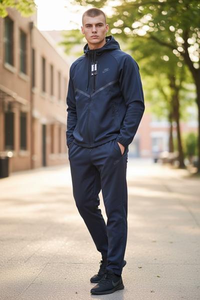 Костюм спорт Hai (M-3XL) H1342 navy (деми)