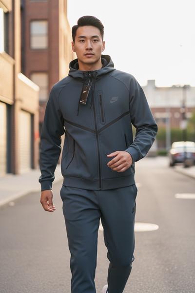 Костюм спорт Hai (M-3XL) H1345 grey (деми)