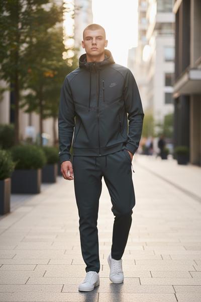 Костюм спорт Hai (M-3XL) H1347 d.grey (деми)