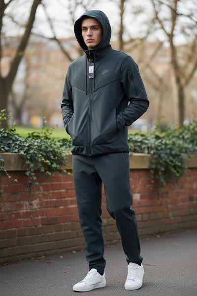 Костюм спорт Hai (M-3XL) H1348 d.grey (деми)