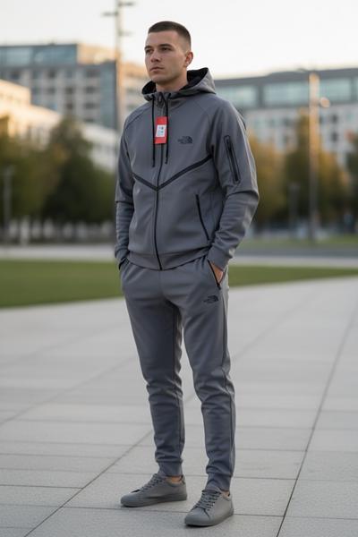 Костюм спорт Hai (M-3XL) H1351 grey (деми)