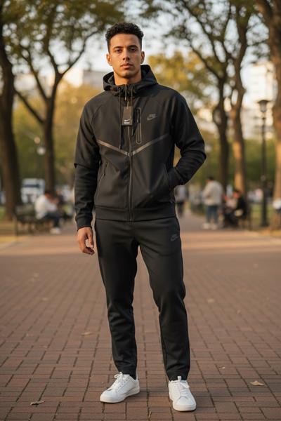 Костюм спорт Hai (M-3XL) H1359 black (деми)