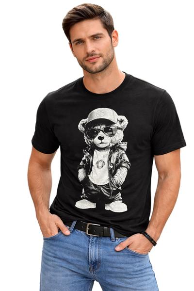 Футболка ALIA (M-3XL) AL69 black (лето)