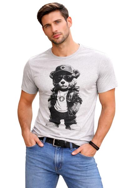 Футболка ALIA (M-3XL) AL70 grey (лето)