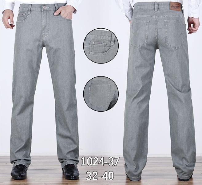 Джинсы Basanjiu (32-40) 024-37 grey (деми)