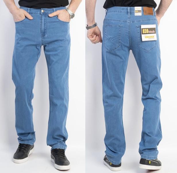 Джинсы Basanjiu (32-40) 028-2-12 l.blue (деми)