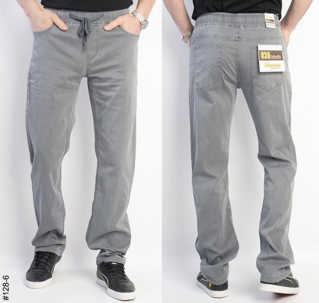 Джинсы Basanjiu (32-40) 128-6 grey (деми)