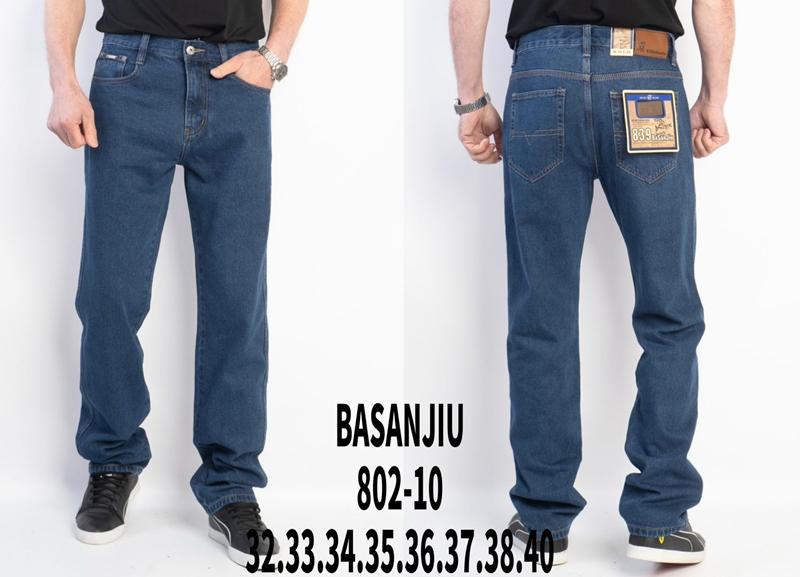Джинсы Basanjiu (32-40) 802-10 blue (деми)