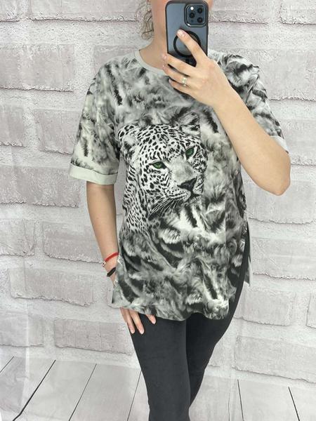 Футболка Karon (S-L) 4542 grey (лето)