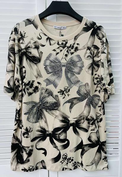 Футболка Karon (S-L) 7018 beige (лето)