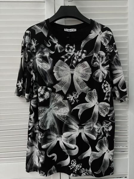 Футболка Karon (S-L) 7018 black (лето)