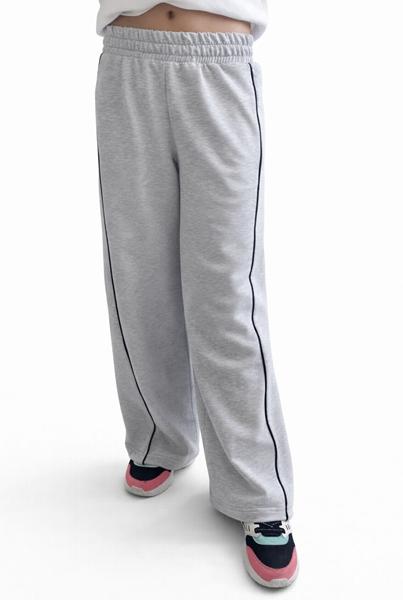 Штаны спорт LiMa kids (134-158) LM77 grey (деми)