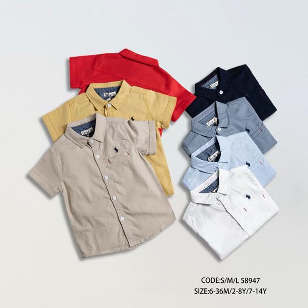 Рубашка Meloria (2-8) 58947 navy (лето)