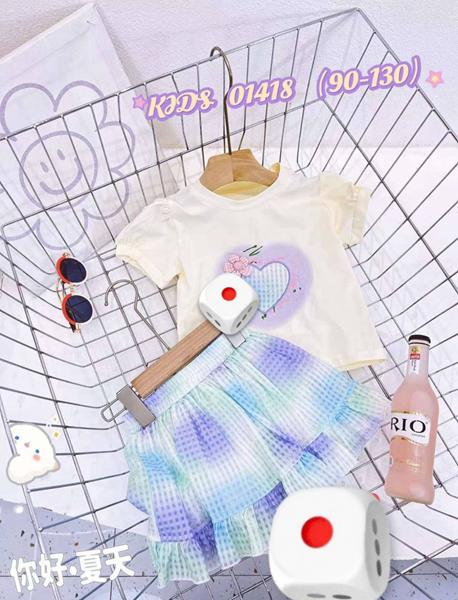 Костюм Фунтик (1-5) 01418 white (лето)