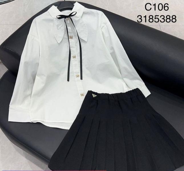 Блузка Meloria (120-170) C106 white (деми)