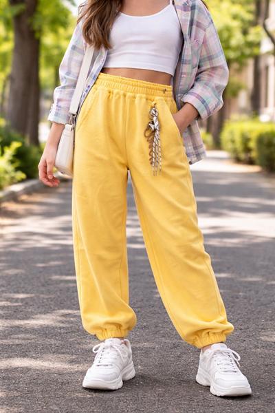 Штаны спорт Meloria (120-170) CK125 yellow (деми)