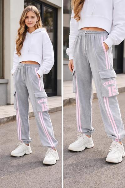 Штаны спорт Meloria (120-170) K96 grey (деми)