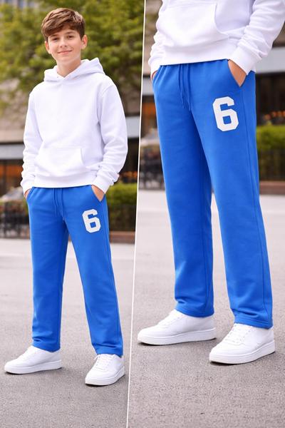 Штаны спорт Meloria (120-170) ML4981 l.blue (деми)