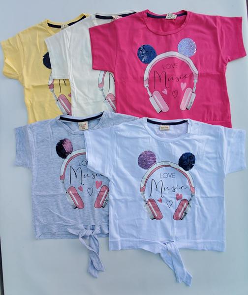 Футболка Meloria (128-164) ML5024 milk (лето)