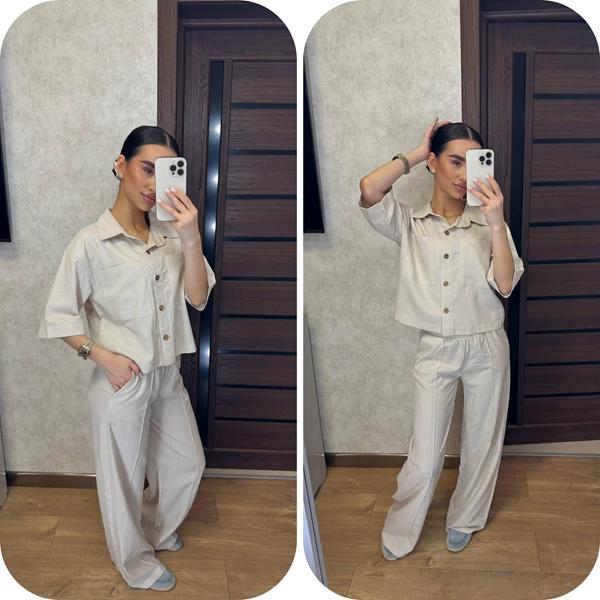 Костюм Valentina (42-48) 013 beige (лето)