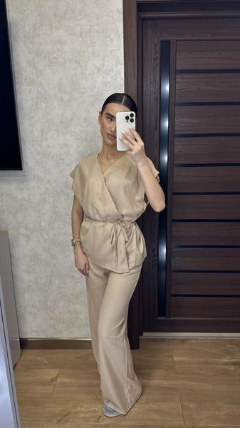 Костюм Valentina (42-52) 019 beige (лето)