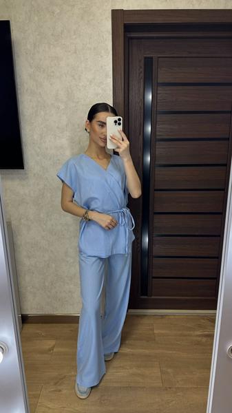 Костюм Valentina (42-52) 019 l.blue (лето)