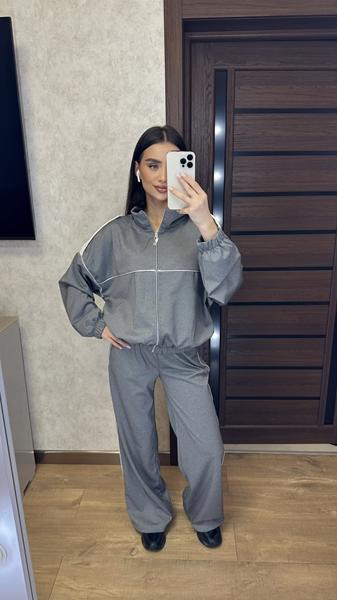 Костюм спорт Valentina (42-52) 109 d.grey (деми)