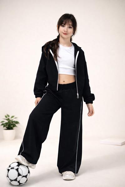 Костюм спорт LiMa kids (134-158) 2504 black (деми)