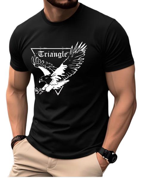 Футболка ALIA (M-3XL) AL64 black (лето)